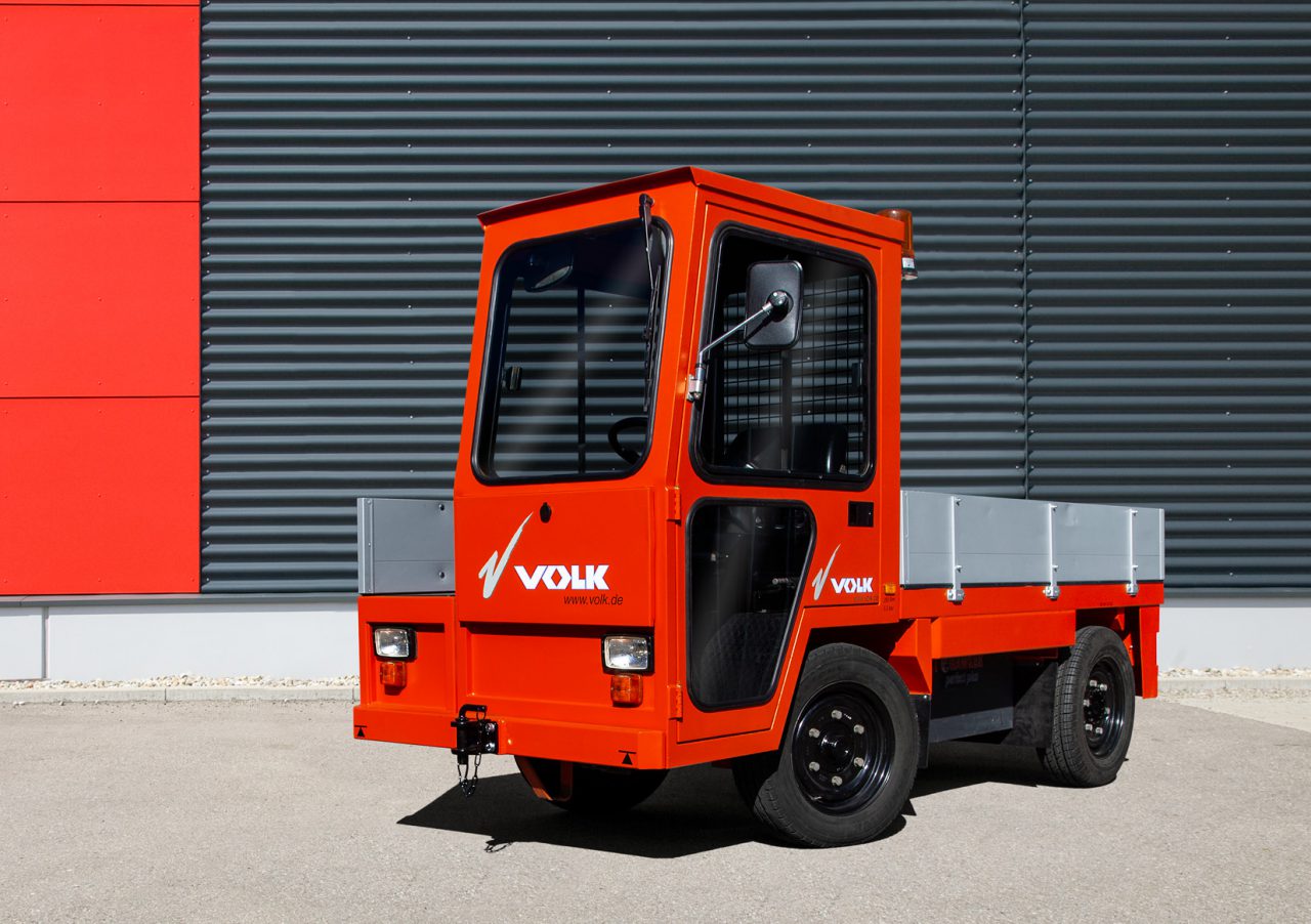 VOLK electric platform truck EFW 2 FN202732 VOLK Elektroschlepper