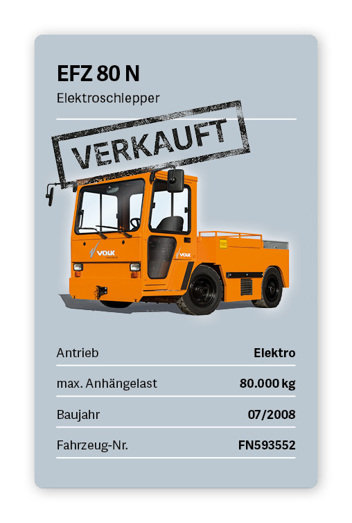 VOLK Elektroschlepper EFZ 80 N Gebraucht