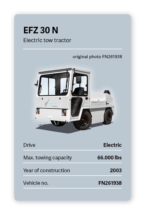 VOLK Electric tow tractor EFZ 30N Used