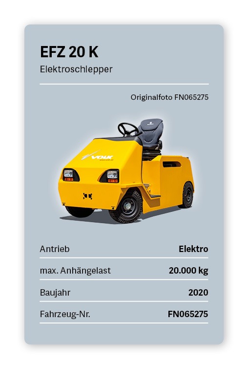 VOLK Elektroschlepper EFZ 20 K Gebraucht