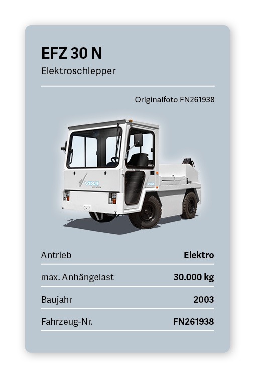 VOLK Elektroschlepper EFZ 30 N Gebraucht