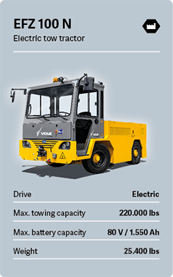 VOLK Electric tow tractor EFZ 100N