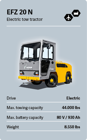 VOLK Electric tow tractor EFZ 20N