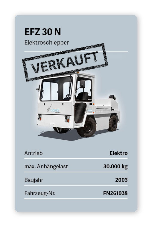 VOLK Elektroschlepper EFZ 30 N Gebraucht