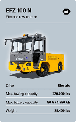 VOLK Electric Tow Tractor EFZ 100 N