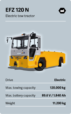 VOLK Electric tow tractor EFZ 120 N