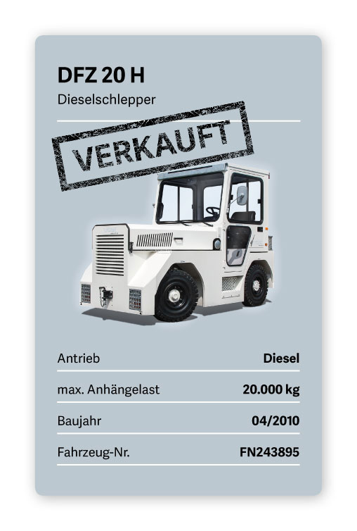 VOLK Dieselschlepper DFZ 20 H Gebraucht VOLK Dieselschlepper DFZ 20 H Gebraucht