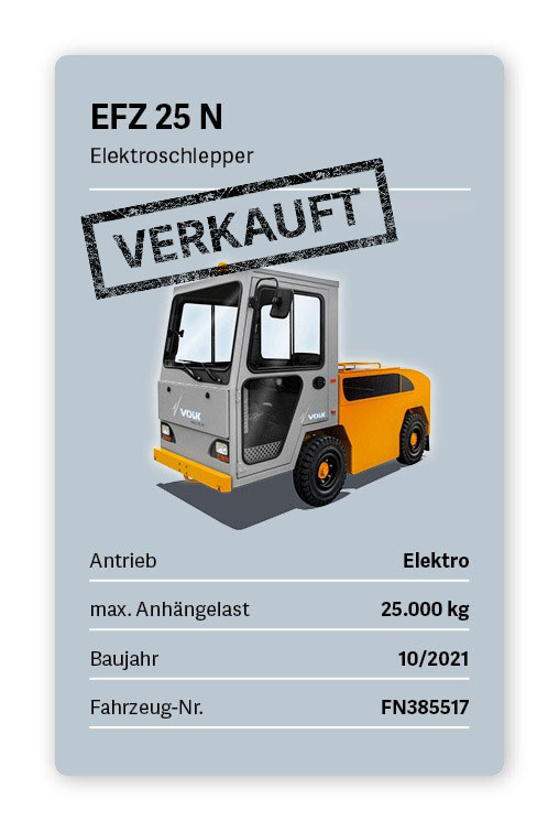 VOLK Elektroschlepper EFZ 25N Gebraucht VOLK Elektroschlepper EFZ 25N Gebraucht