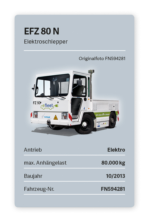 VOLK Elektroschlepper EFZ 80 N Gebraucht