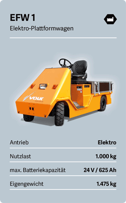 VOLK Elektro-Plattformwagen EFW 1