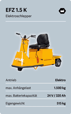 VOLK Elektroschlepper EFZ 1.5 K