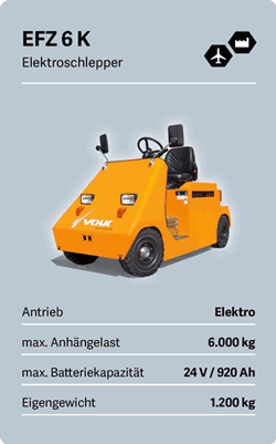 VOLK Elektroschlepper EFZ 6 K