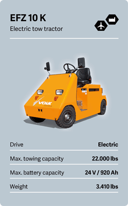 VOLK Electric tow tractor EFZ 10 K