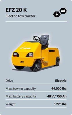 VOLK Electric tow tractor EFZ 20 K