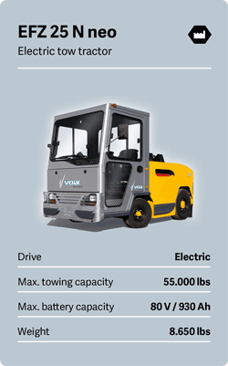 VOLK Electric tow tractor EFZ 25 N neo