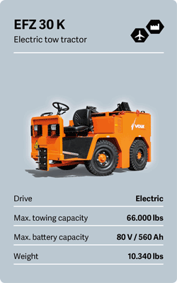 VOLK Electric tow tractor EFZ 30 K