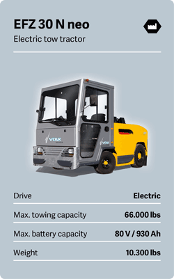 VOLK Electric tow tractor EFZ 30 N neo