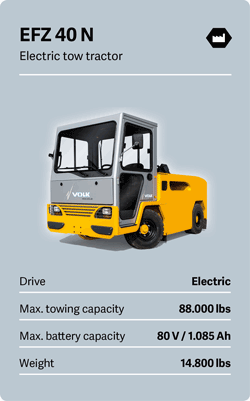 VOLK Electric tow tractor EFZ 40 N