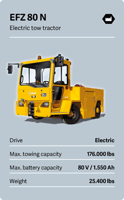 VOLK Electric tow tractor EFZ 80 N